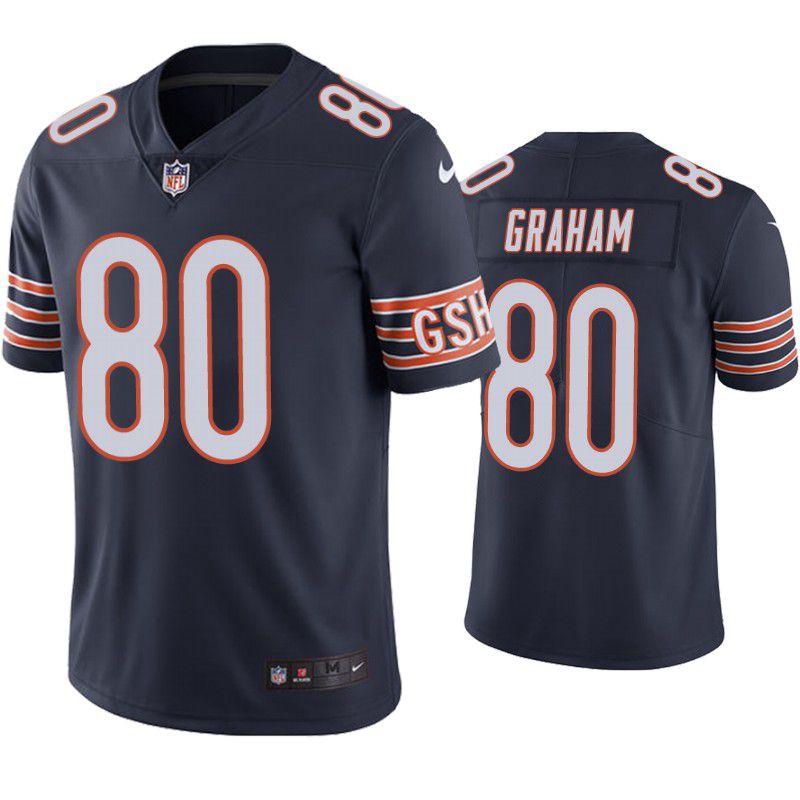 Men Chicago Bears #80 Jimmy Graham Nike Navy Limited Player NFL Jersey